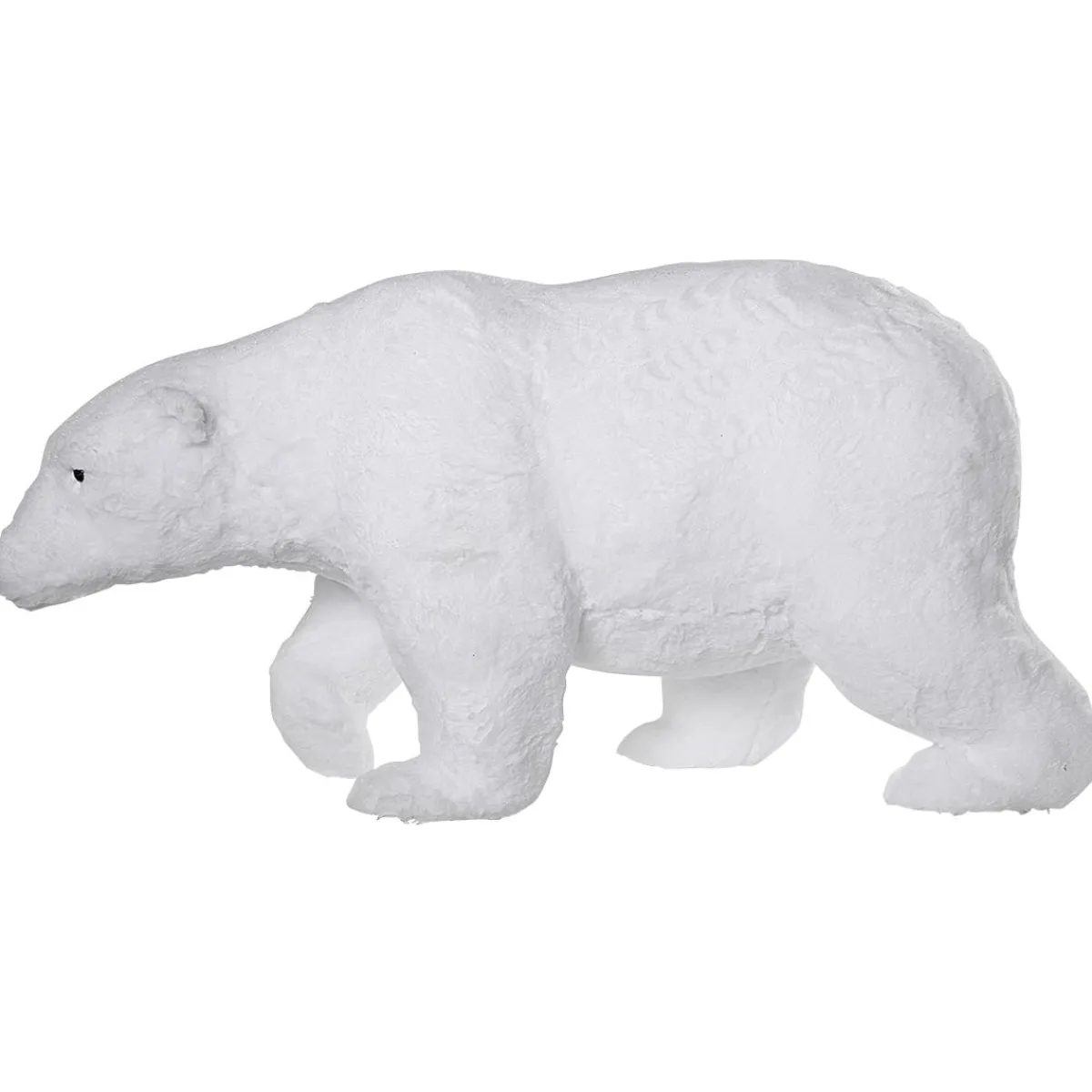 Decoración De Invierno>DecoWoerner Oso Polar De Peluche Decorativo Altura 44 Cm blanco