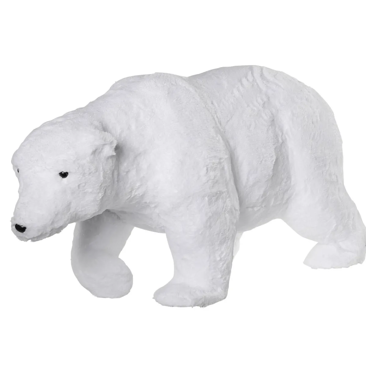 Decoración De Invierno>DecoWoerner Oso Polar De Peluche Decorativo Altura 44 Cm blanco