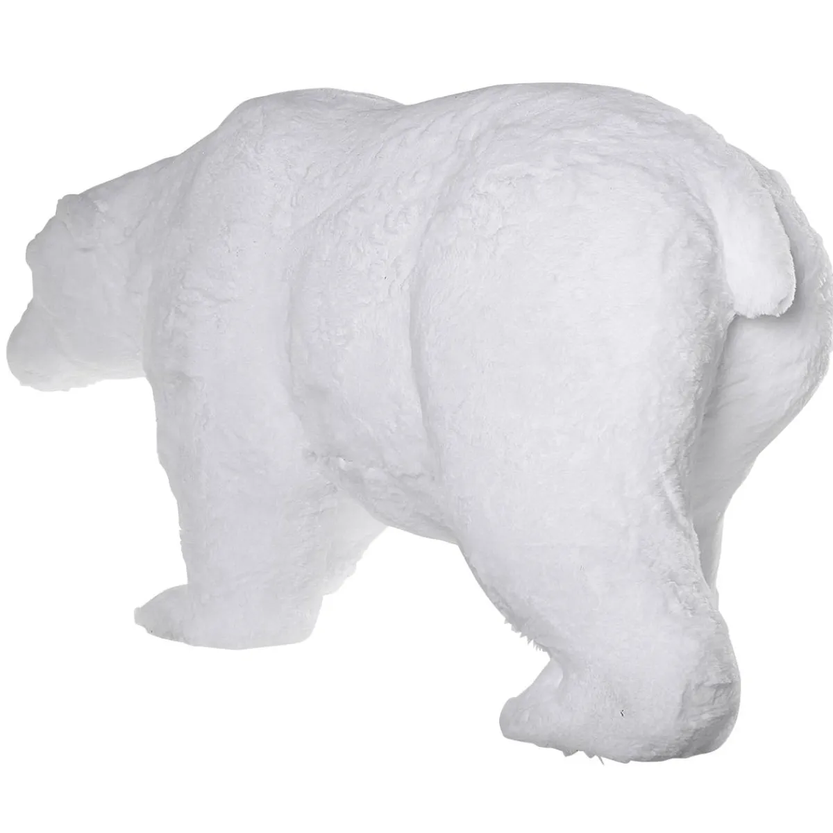 Decoración De Invierno>DecoWoerner Oso Polar De Peluche Decorativo Altura 44 Cm blanco