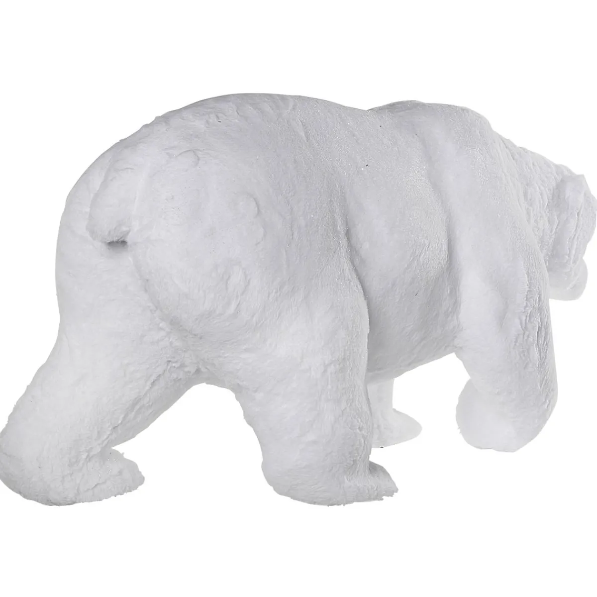 Decoración De Invierno>DecoWoerner Oso Polar De Peluche Decorativo Altura 44 Cm blanco