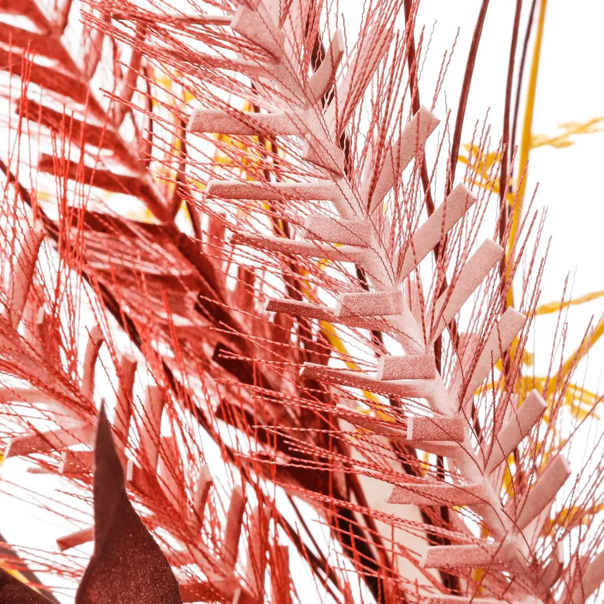 Decoración De Otoño|Ramos Y Coronas De Flores>DecoWoerner Otoño XXL Corona Decorativa De Hierba De Los Arbustos Con Eucaliptos s Ø 70 Cm rojo