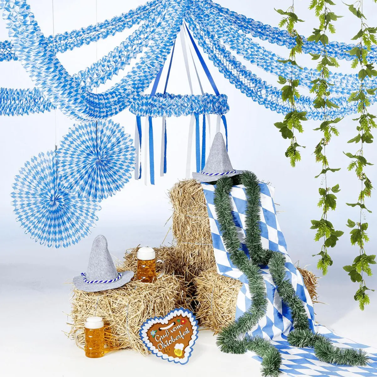 Decoración Temática|Decoración De Otoño>DecoWoerner Pacas De Paja 80 Cm amarillo
