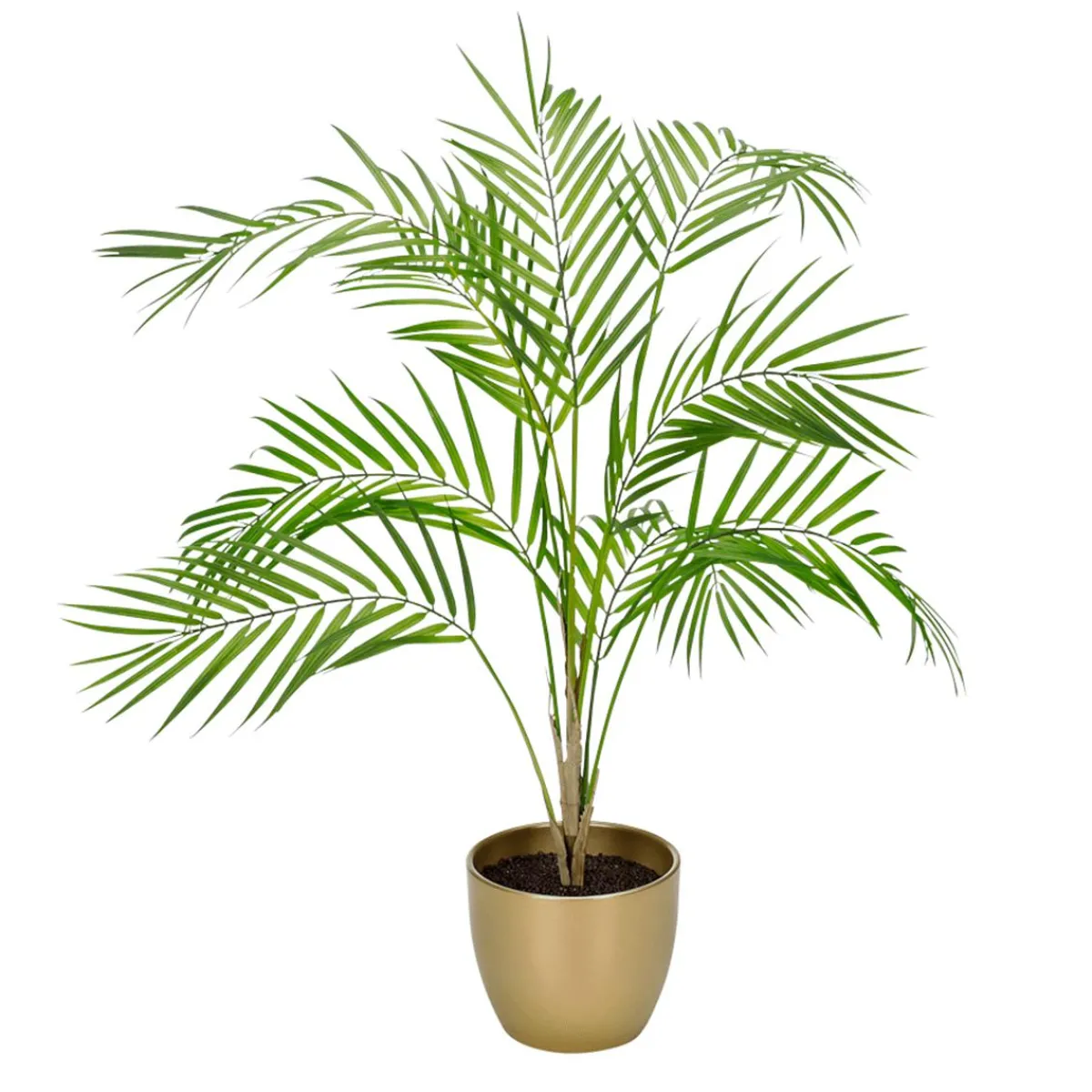 Árboles Artificiales>DecoWoerner Palmera Artificial Decorativa En Maceta 12 X 25 Cm verde