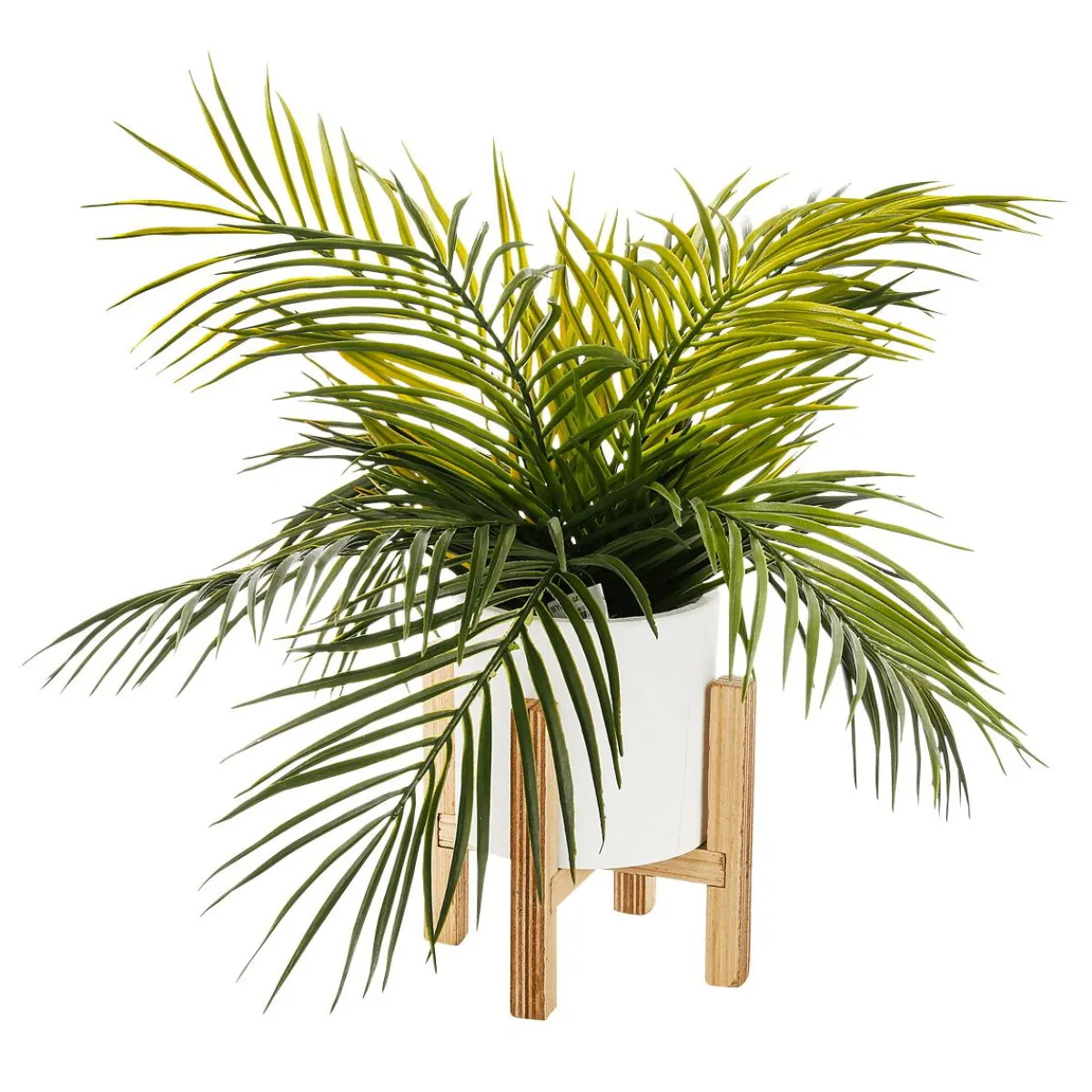 Plantas Verdes|Plantas De Interior>DecoWoerner Palmera Artificial En Maceta De 40 Cm verde