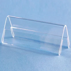 Etiquetaje>DecoWoerner Palomilla De Material Acrílico, 10 X 4 Cm transparente