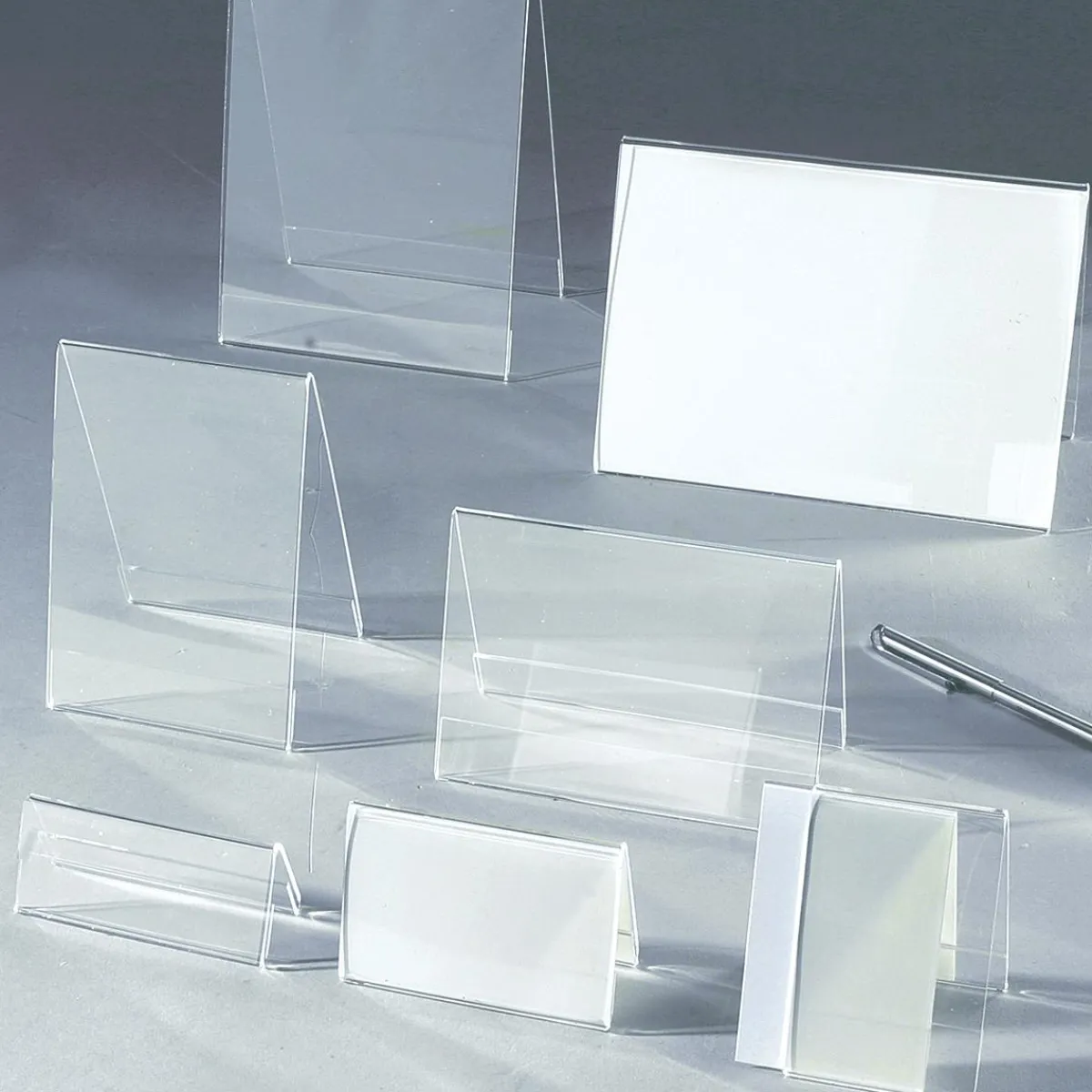 Etiquetaje>DecoWoerner Palomilla De Material Acrílico, 10 X 4 Cm transparente