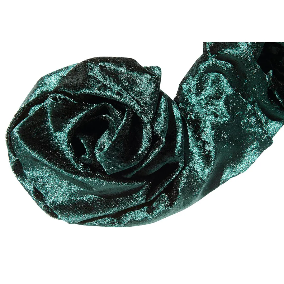 Telas>DecoWoerner Pana Aterciopelada Anchura 150 Cm, Esmeralda verde