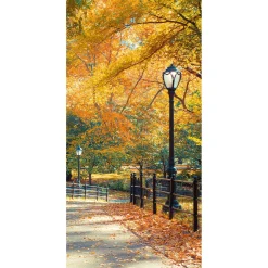 Decoración De Otoño|Pancartas De Otoño>DecoWoerner Pancarta De Tela Ignífuga "Parque De Otoño" De Tela De Bandera 100 X 200 Cm amarillo