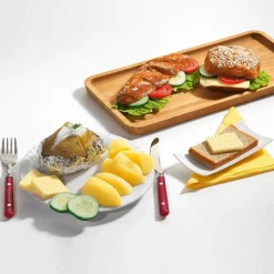 Platos Y Comida Rápida|Pan Y Pastel>DecoWoerner Panecillo Integral Con Ensalada Maniquí 21 Cm multicolor