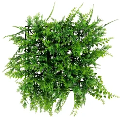 Decoración De Verano|Decoración De Primavera>DecoWoerner Panel Artificial De Eucalipto Y Helecho Premium, 25 X 25 Cm verde