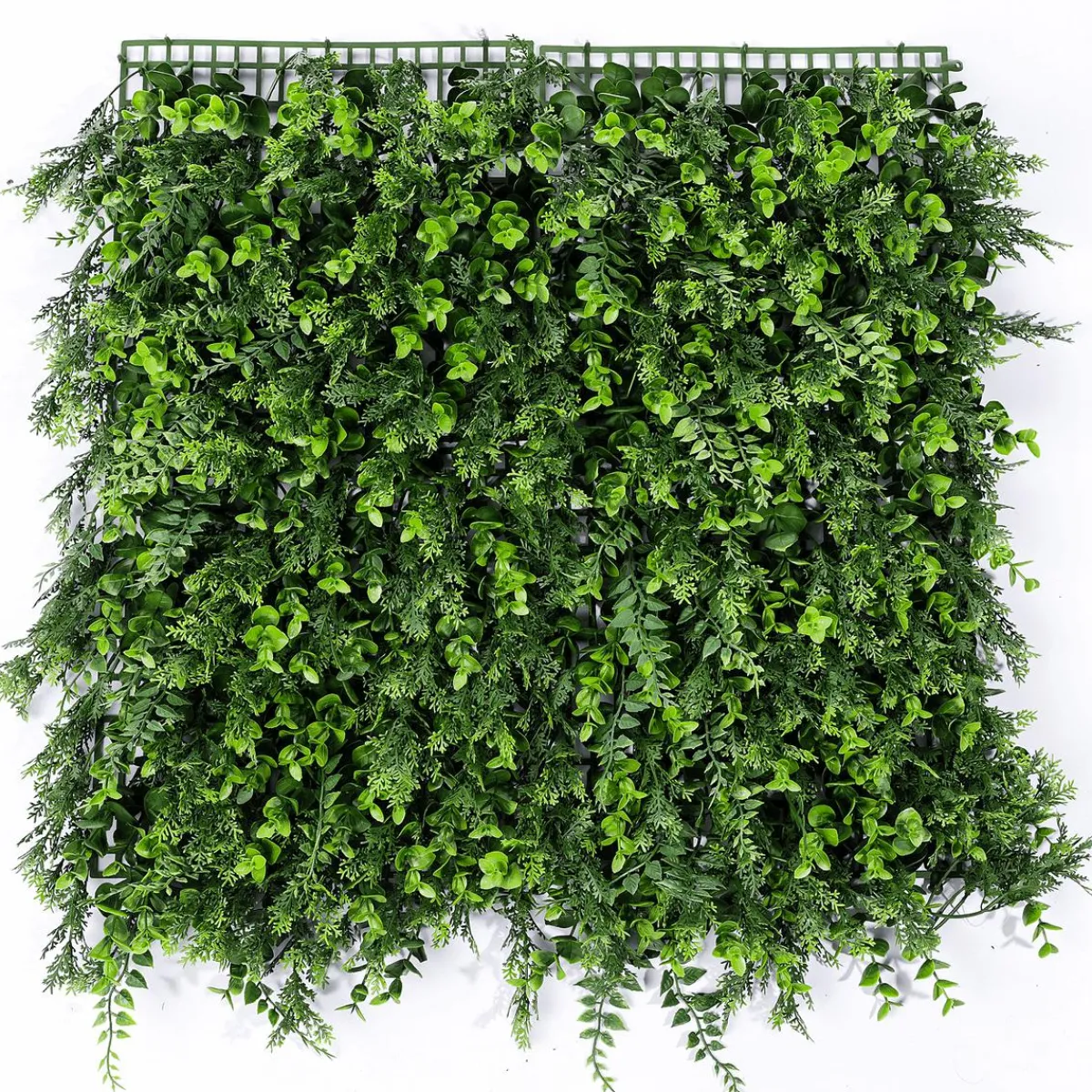Decoración De Verano|Decoración De Primavera>DecoWoerner Panel Artificial De Eucalipto Y Helecho Premium, 50 X 50 Cm verde
