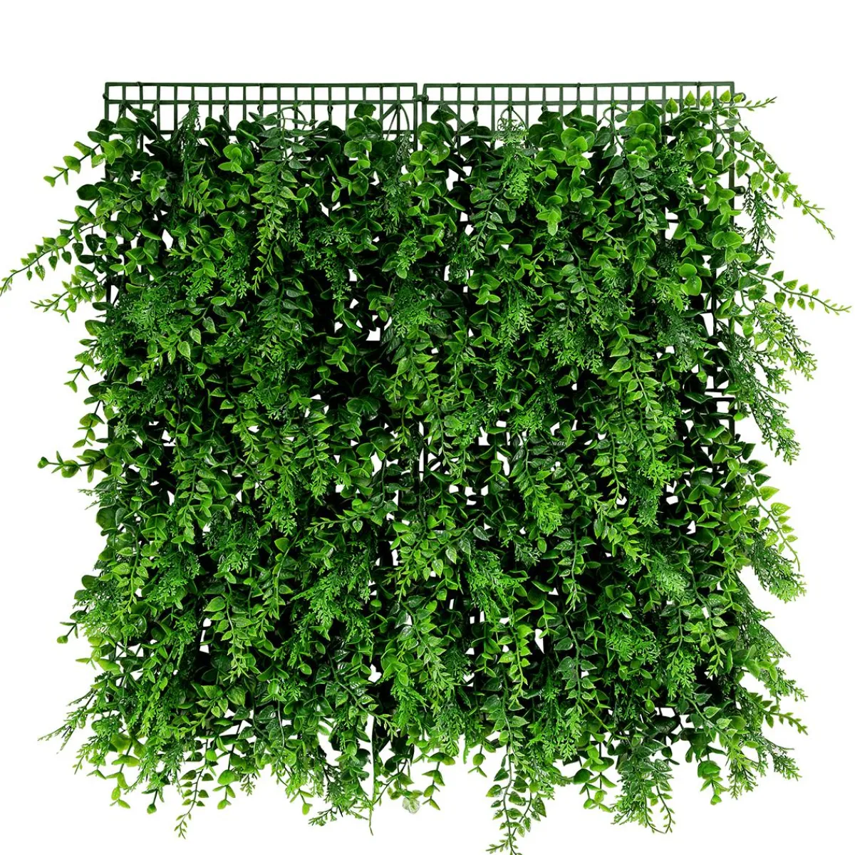 Decoración De Verano|Decoración De Primavera>DecoWoerner Panel Artificial De Eucalipto Y Helecho Premium, 50 X 50 Cm verde