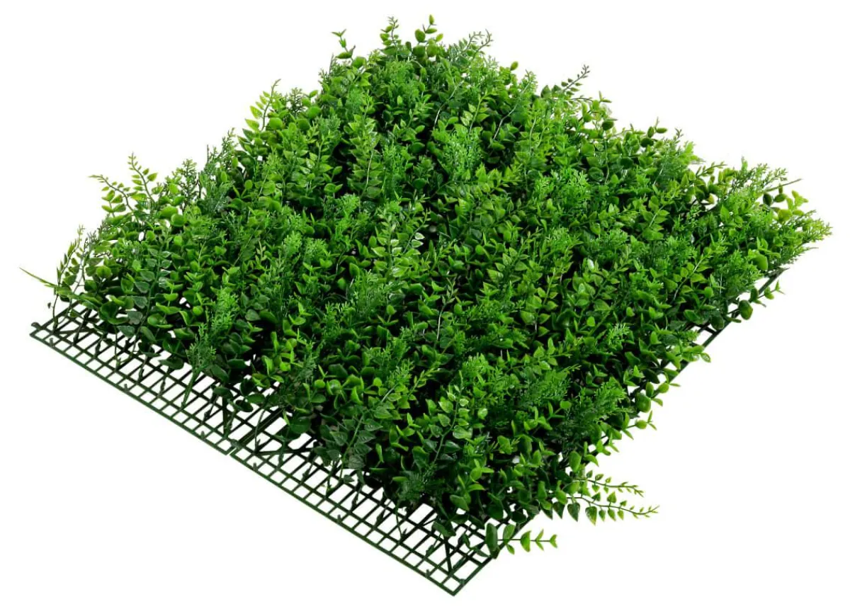 Decoración De Verano|Decoración De Primavera>DecoWoerner Panel Artificial De Eucalipto Y Helecho Premium, 50 X 50 Cm verde