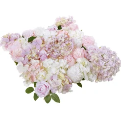 Paredes De Plantas>DecoWoerner Panel Con Flores En Colores Pastel Artificial multicolor