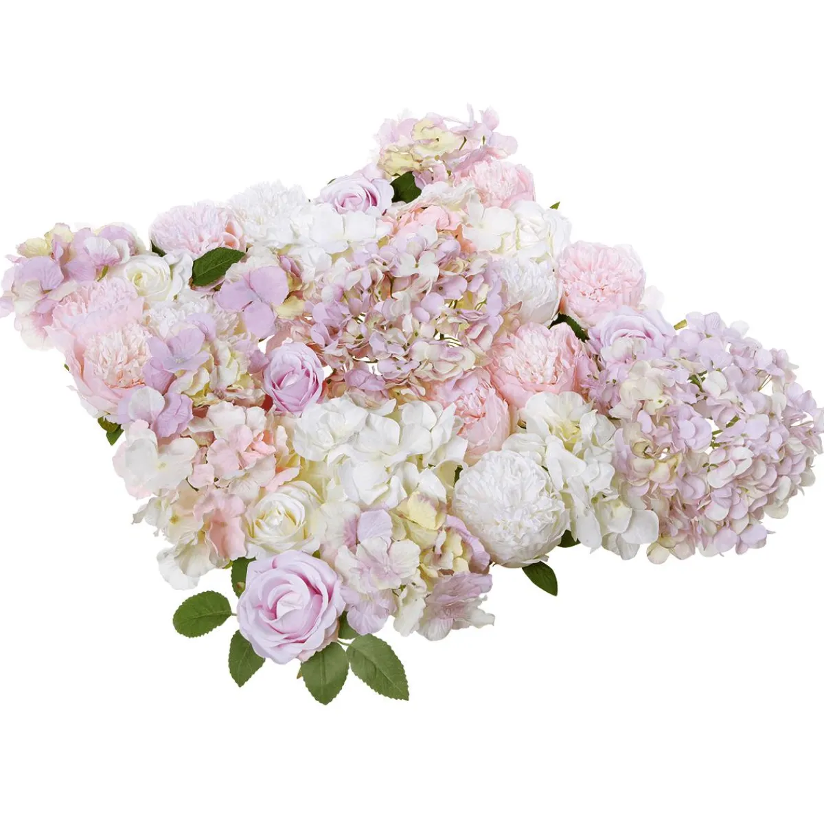 Paredes De Plantas>DecoWoerner Panel Con Flores En Colores Pastel Artificial multicolor