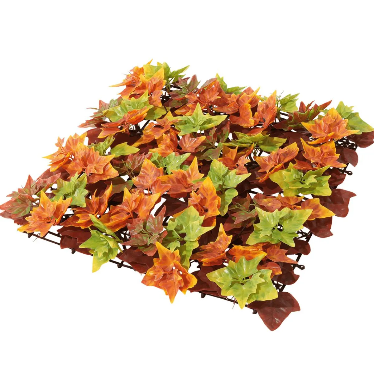 Decoración De Otoño|Paredes De Plantas>DecoWoerner Panel Con Hojas De Otoño Artificial 50 X 50 Cm marrón