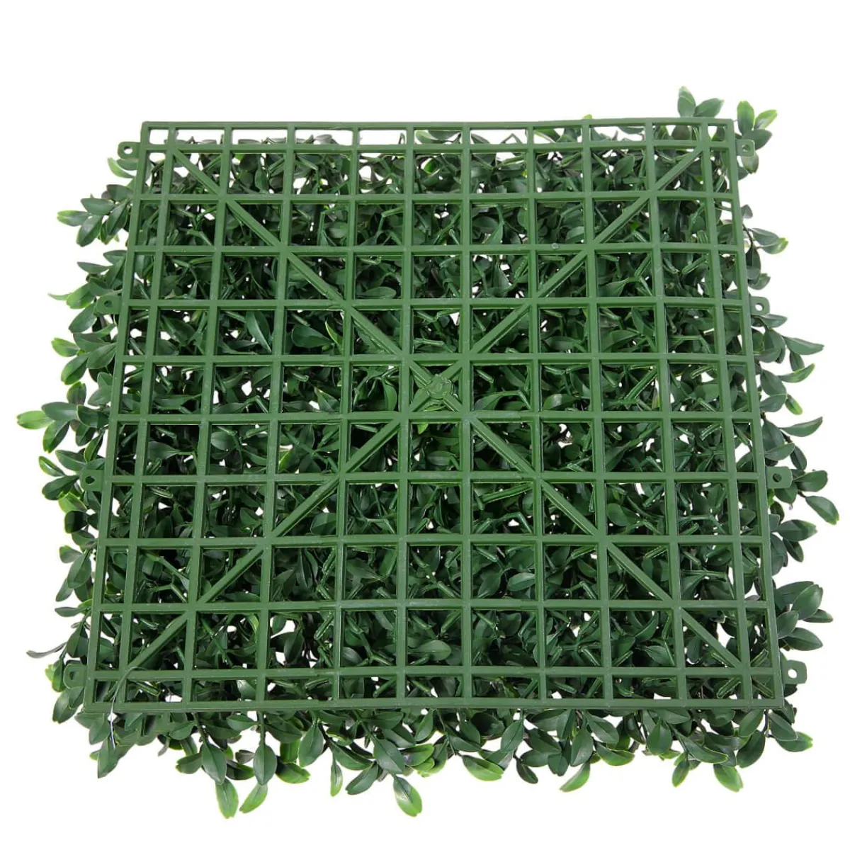 Decoración De Verano|Decoración De Primavera>DecoWoerner Panel De Arbusto Deluxe Artificial, 25 X 25 Cm verde