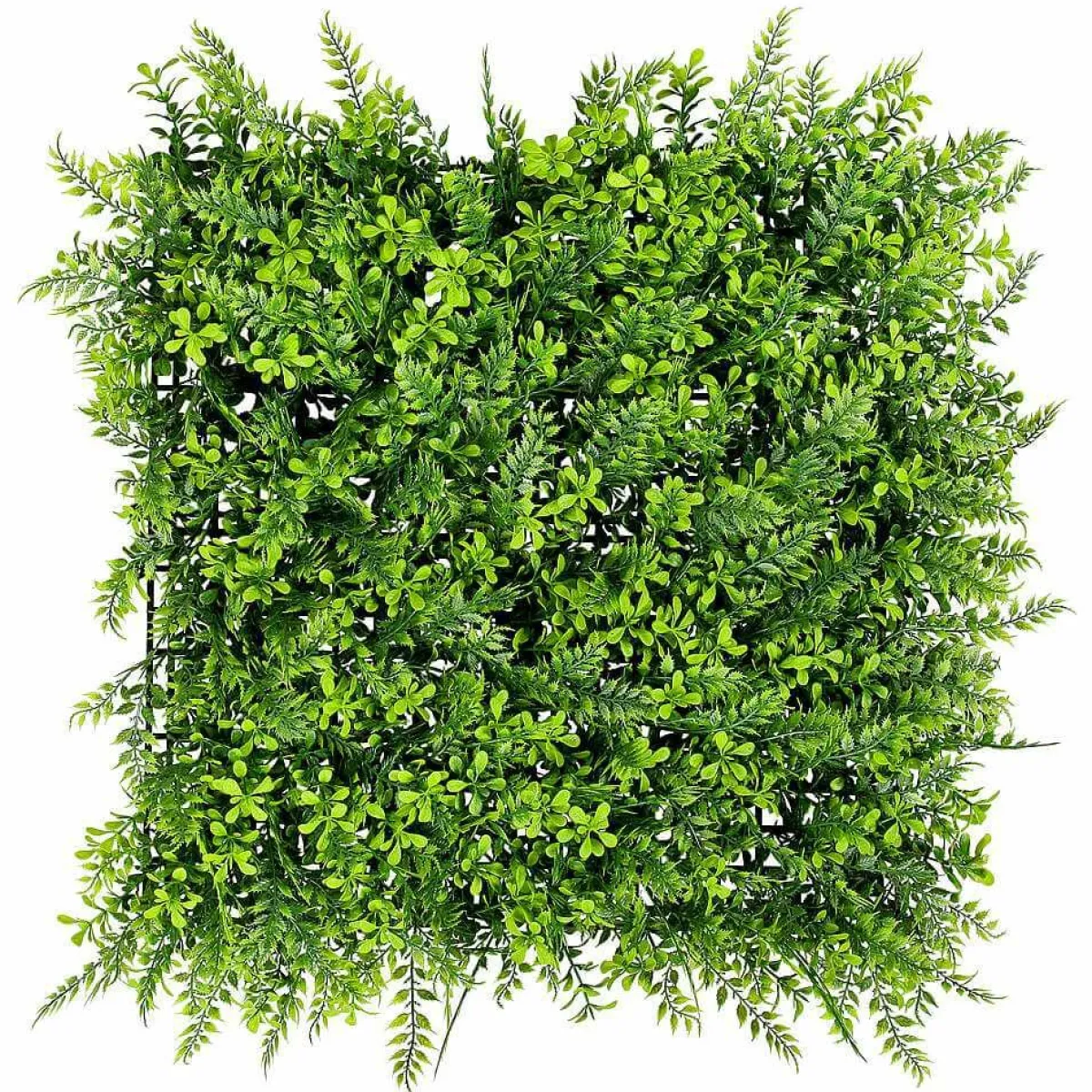 Decoración De Verano|Paredes De Plantas>DecoWoerner Panel De Helecho Y Arbusto Artificial, 50 X 50 Cm verde