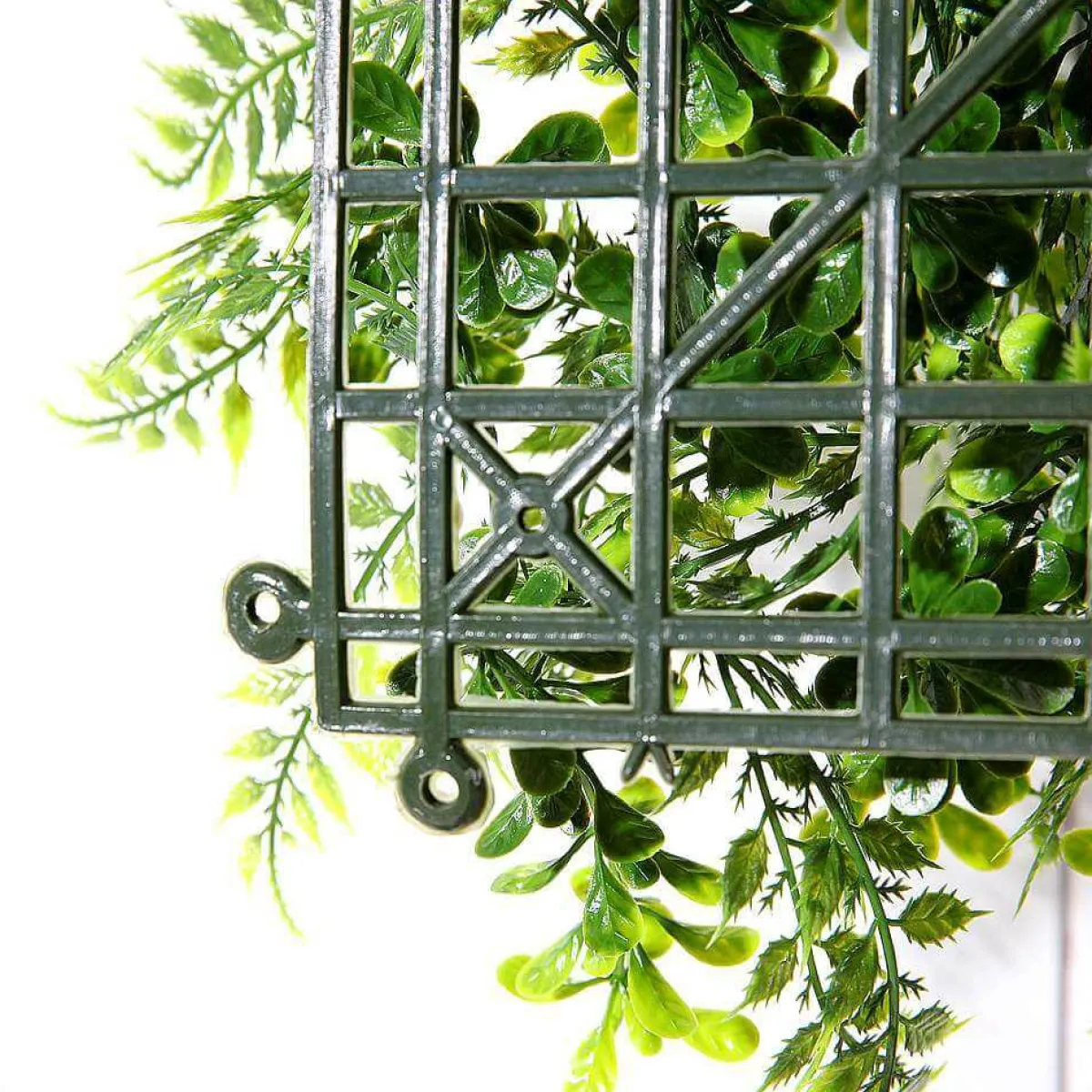 Decoración De Verano|Paredes De Plantas>DecoWoerner Panel De Helecho Y Arbusto Artificial, 50 X 50 Cm verde