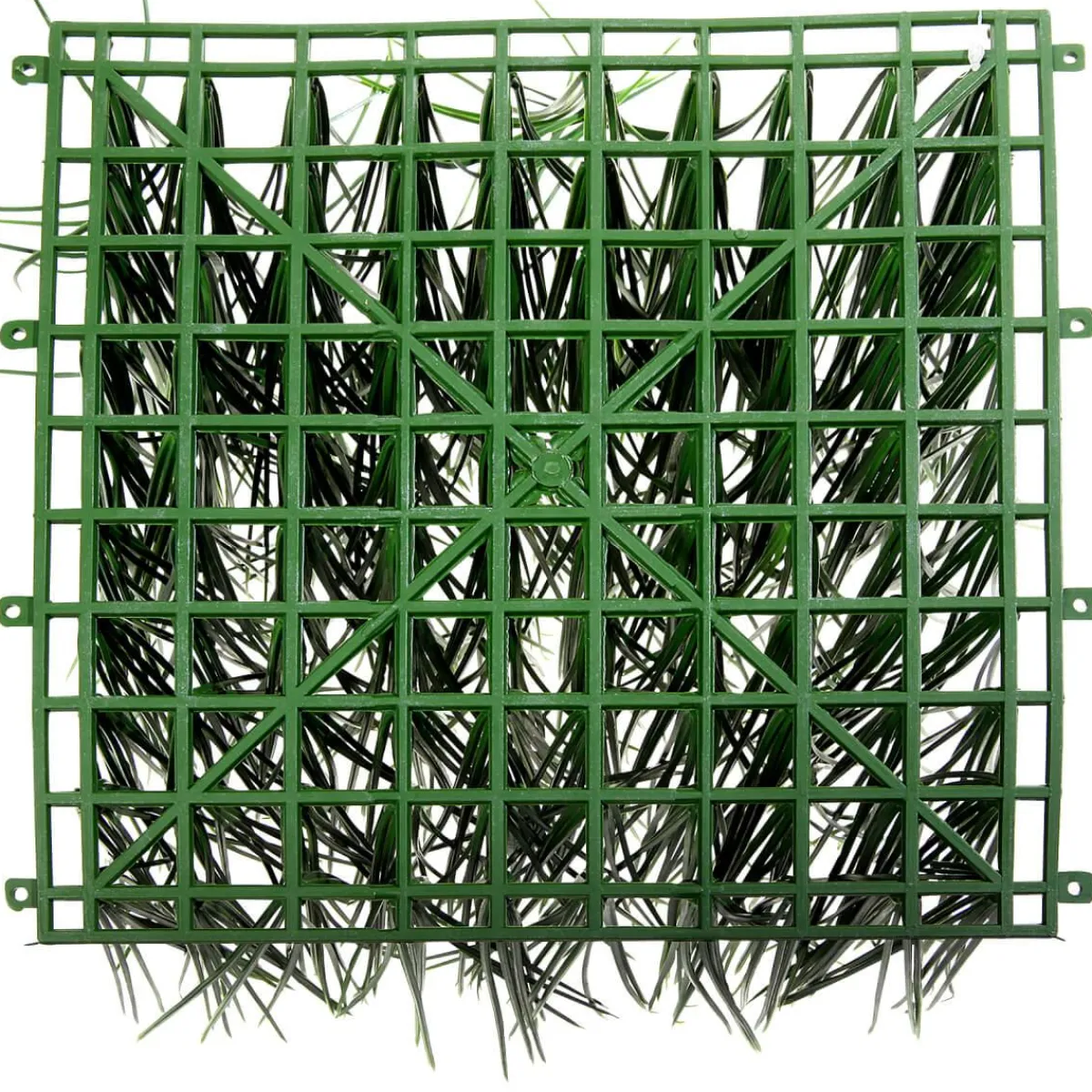 Decoración De Verano|Decoración De Primavera>DecoWoerner Panel De Hierba Deluxe Artificial, 25 X 25 Cm verde