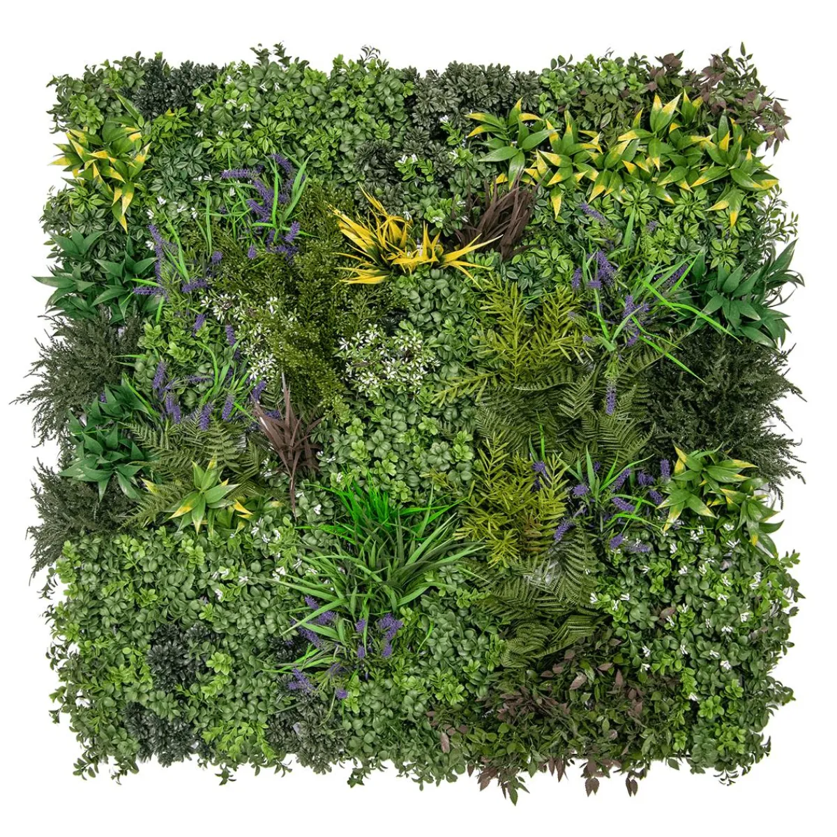 Paredes De Plantas|Plantas Artificiales Ignífugas>DecoWoerner Panel Planta Artificial Mezcla De Hierba Lavanda B1 1 X 1 M verde