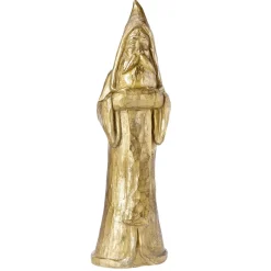 Figuras De Navidad>DecoWoerner Papá Noel De En óptica De Madera 95 Cm oro