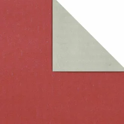 Papel De Regalo>DecoWoerner Papel De Regalo Bicolor 50 Cm, 250 M, Plata rojo