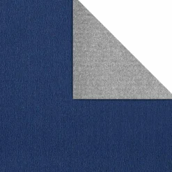 Papel De Regalo>DecoWoerner Papel De Regalo Bicolor 50 Cm, 100 M, Plata azul
