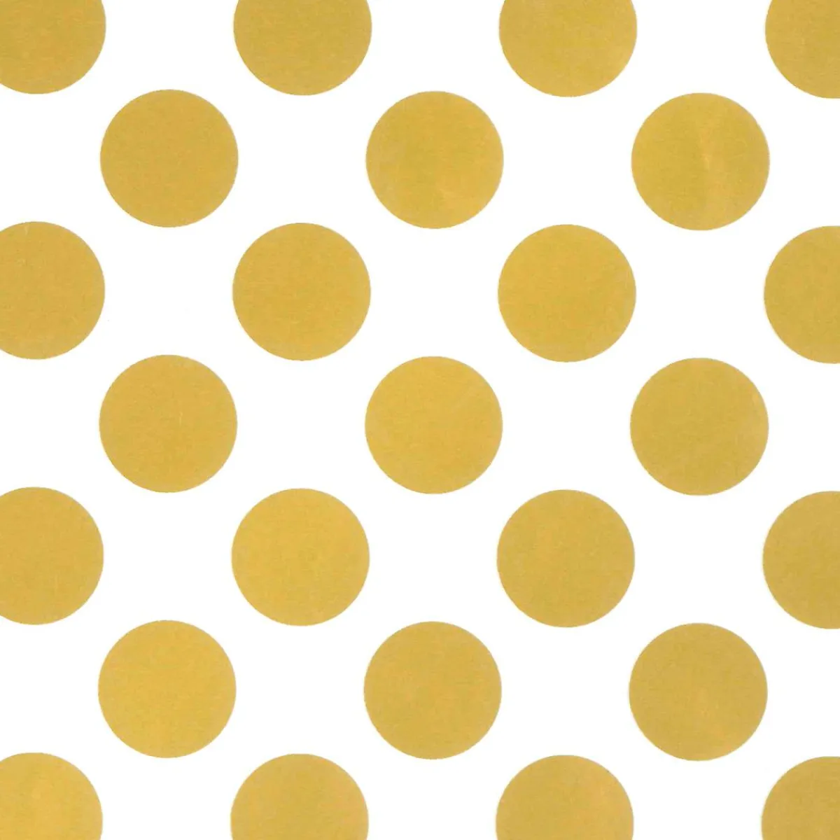 Papel De Regalo|Go Green - Envoltorio Para Regalo Ecológico>DecoWoerner Papel De Regalo Blanco Sostenible Con Puntos Dorados - Bobina De Papel De Regalo De 50 M oro