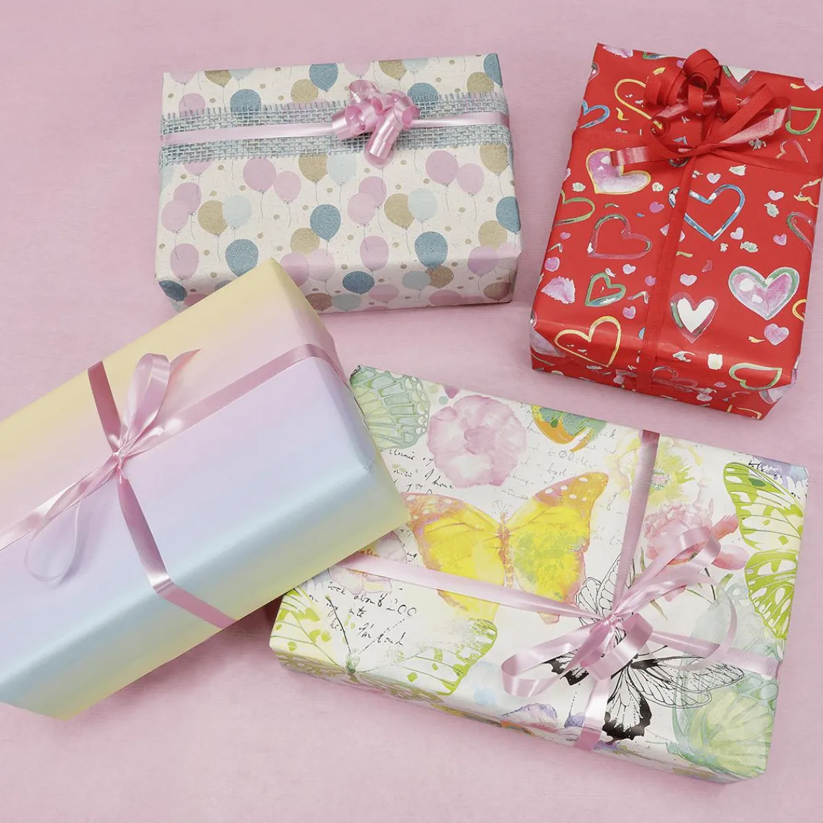 Papel De Regalo>DecoWoerner Papel De Regalo Mariposas, 50 Cm, 50 M multicolor