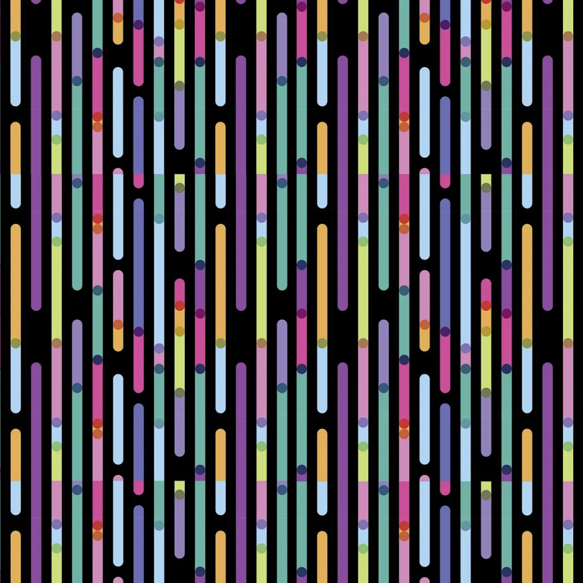 Papel De Regalo>DecoWoerner Papel De Regalo Rayas De Colores, 50 Cm, 50 M negro