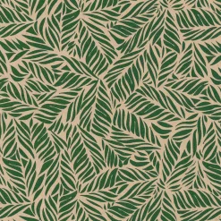 Papel De Regalo|Go Green - Envoltorio Para Regalo Ecológico>DecoWoerner Papel Kraft Reciclado Con Hojas De Palmera s - Rollo De Papel De Envolver De 50 M verde