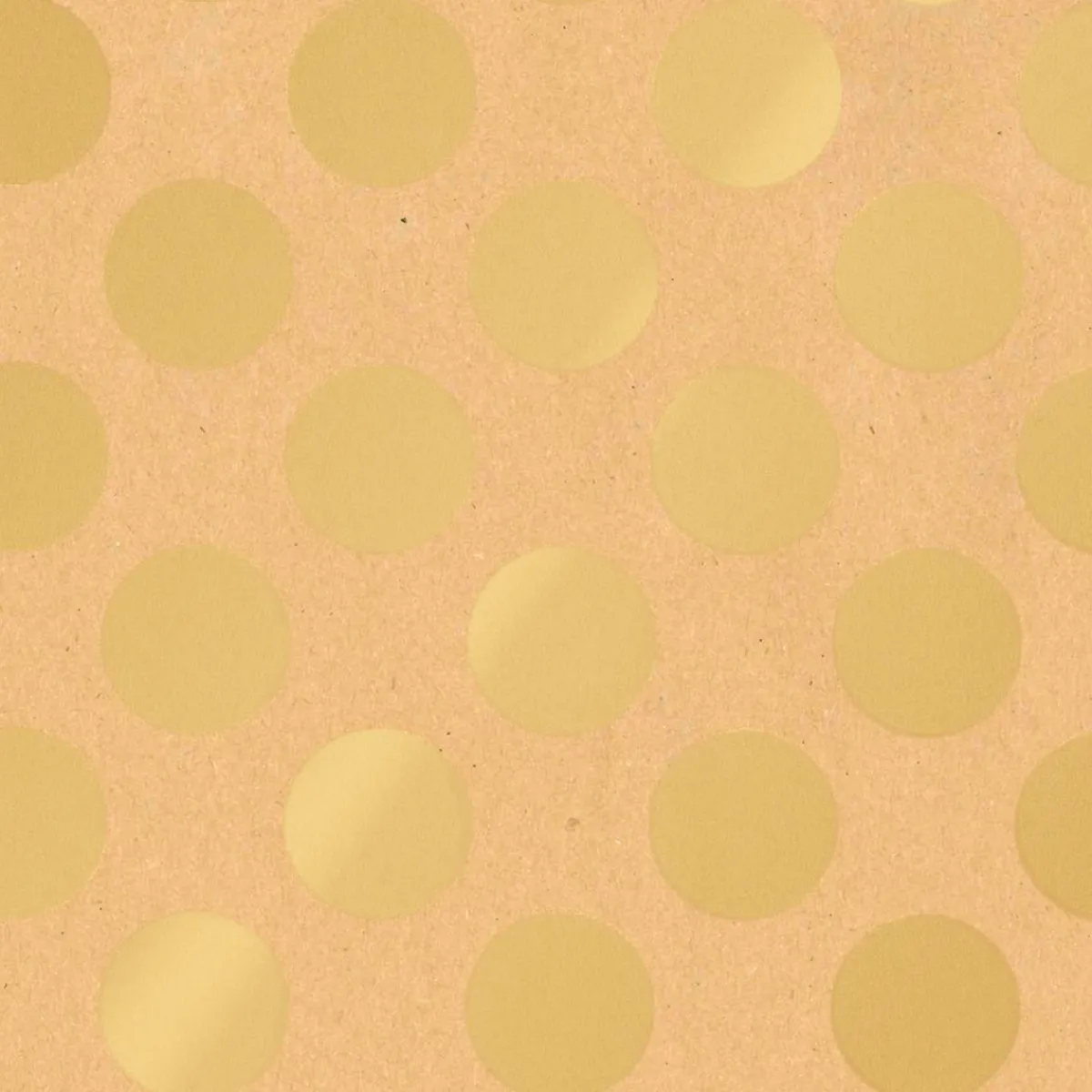 Papel De Regalo|Go Green - Envoltorio Para Regalo Ecológico>DecoWoerner Papel Kraft Reciclado Con Puntos Dorados - Bobina De Papel De Regalo Sostenible De 50 M oro