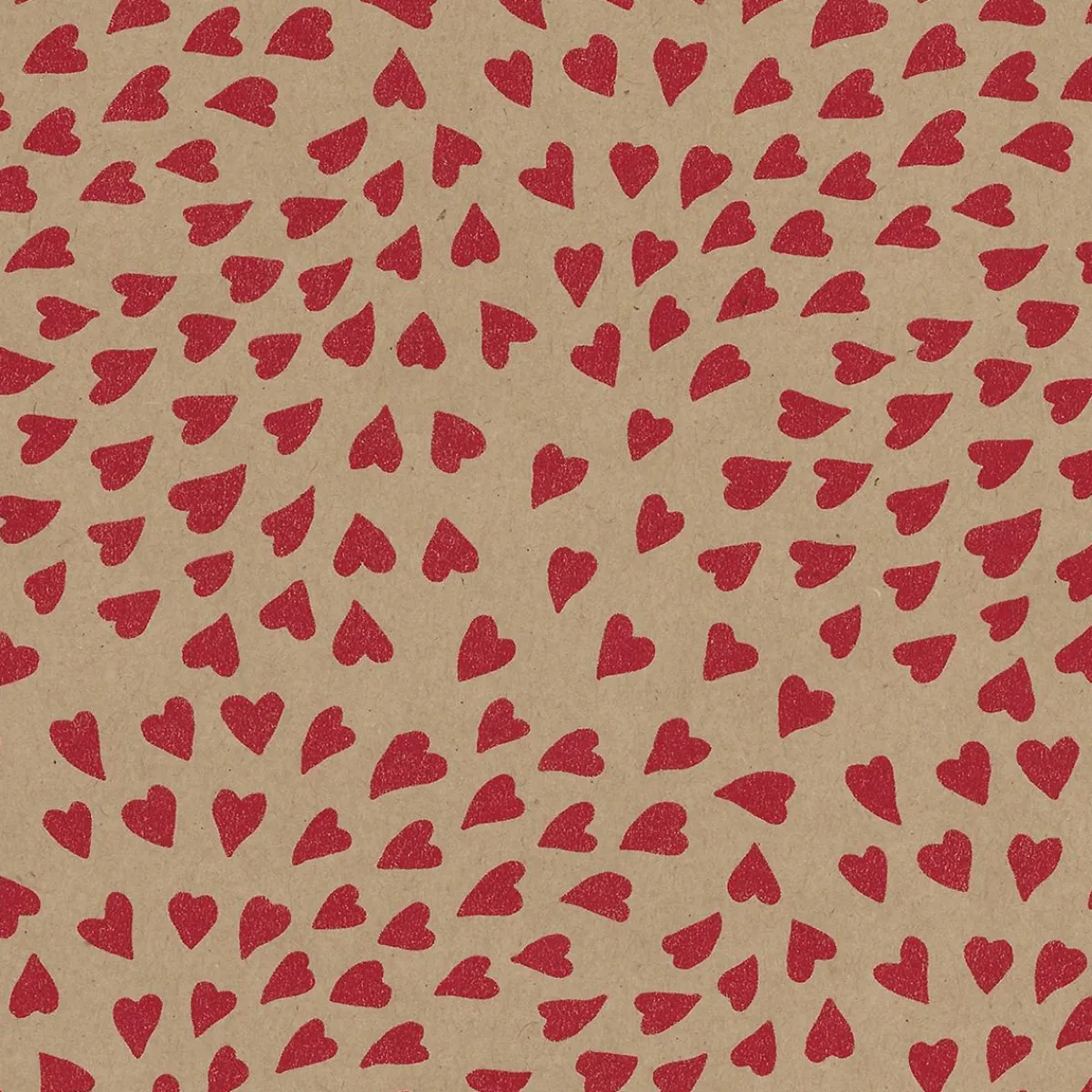 Papel De Regalo|Go Green - Envoltorio Para Regalo Ecológico>DecoWoerner Papel Kraft Reciclado Con Corazones s - Rollo De Papel De Envolver De 50 M rojo