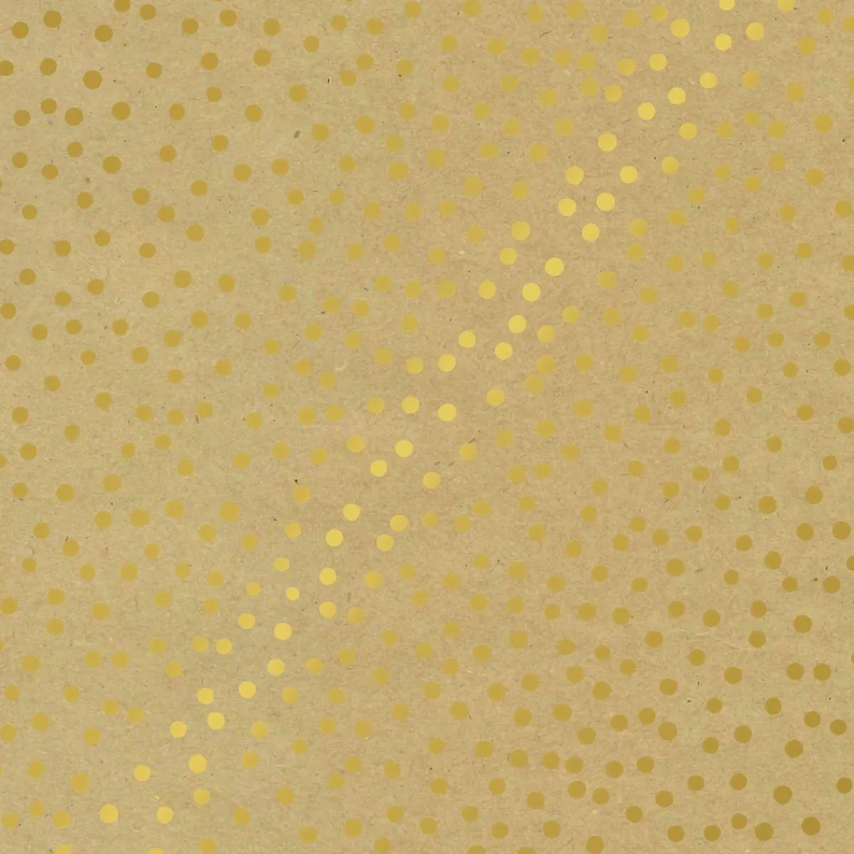 Papel De Regalo|Go Green - Envoltorio Para Regalo Ecológico>DecoWoerner Papel Kraft Reciclado Con Pequeños Puntos Dorados - Rollo De Papel De Envolver De 50 M oro