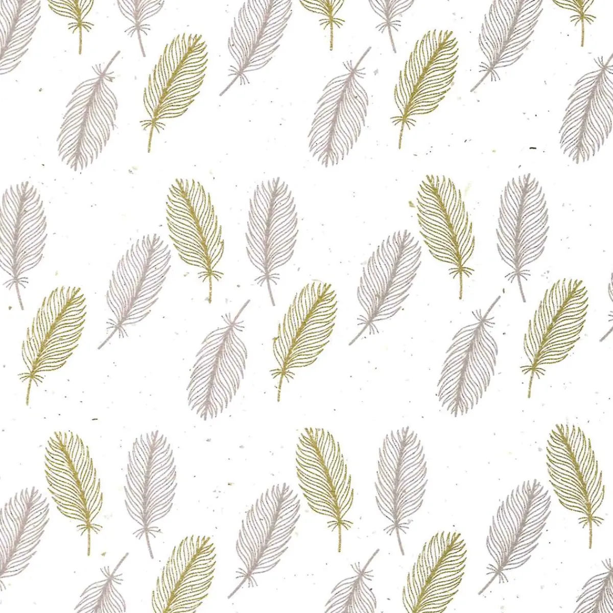 Papel De Regalo|Go Green - Envoltorio Para Regalo Ecológico>DecoWoerner Papel Kraft Sostenible De Remolacha Azucarera Con Plumas En Color Rosado Y Dorado - Rollo De Papel De Regalo De 50 M multicolor