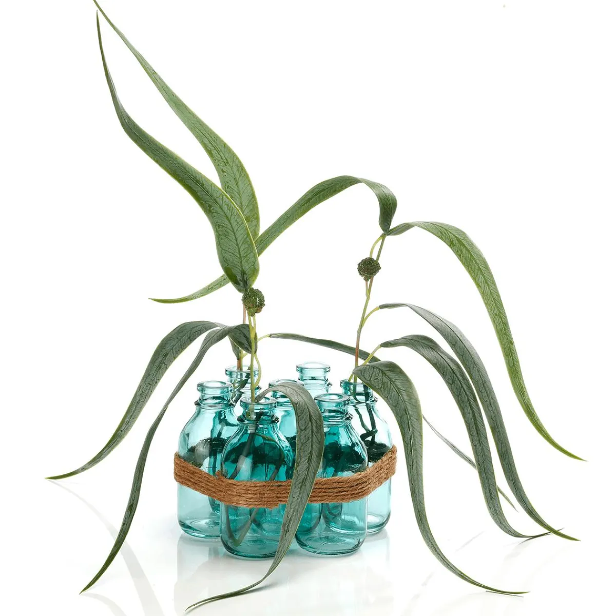 Ramas Y Ramitas>DecoWoerner Paquete De 3 Eucaliptos Artificiales, , 60 Cm De Altura verde