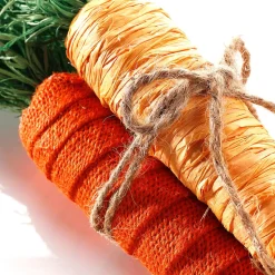 Decoración De Pascua>DecoWoerner Paquete De Zanahorias De Papel 3 Piezas De 29 Cm De Altura naranja