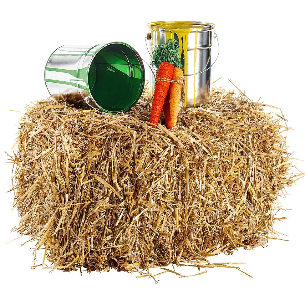 Decoración De Pascua>DecoWoerner Paquete De Zanahorias De Papel 3 Piezas De 29 Cm De Altura naranja