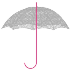 Ayudas Y Herramientas De Decoración|Decoración De Verano>DecoWoerner Paragüero De Metal , 100 Cm rosa
