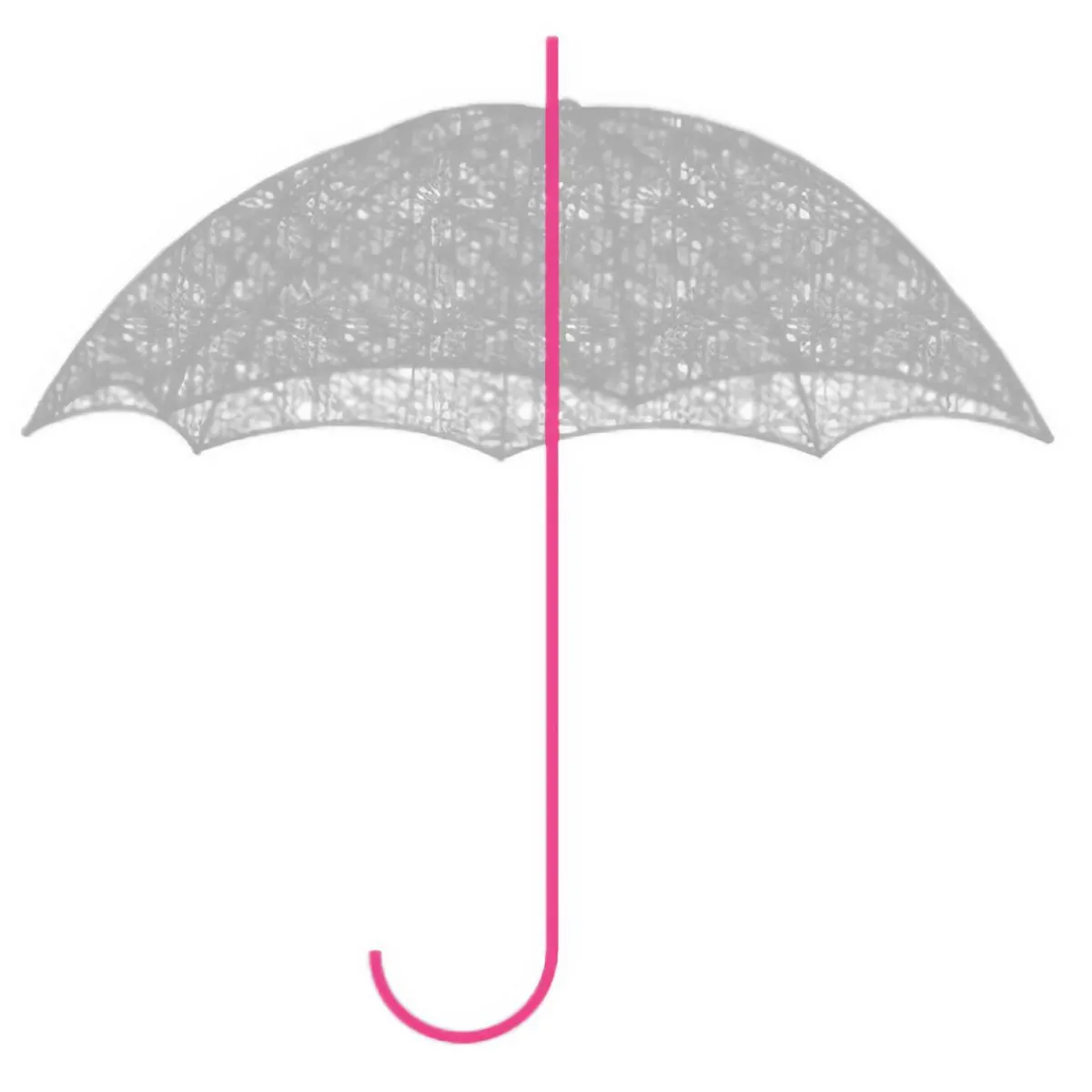Ayudas Y Herramientas De Decoración|Decoración De Verano>DecoWoerner Paragüero De Metal , 100 Cm rosa