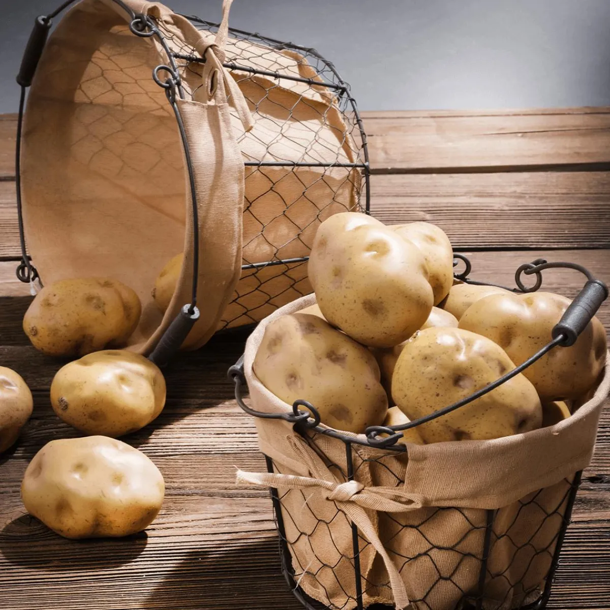 Verduras Y Hierbas>DecoWoerner Patatas Alimento De Imitación 11 Cm, 3 Piezas marrón