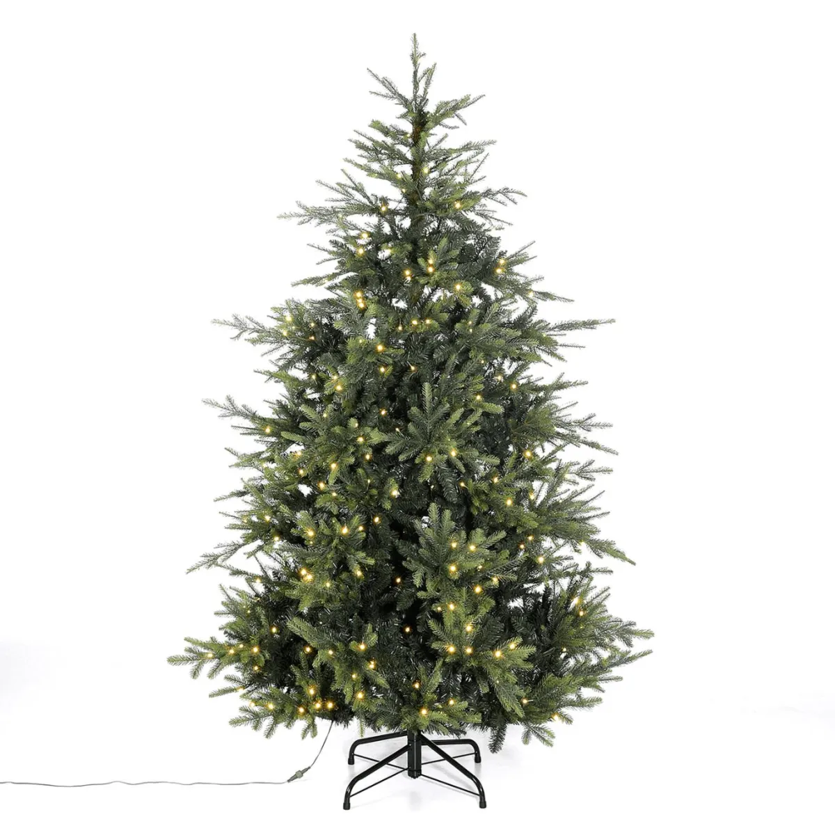 Árboles De Navidad Artificiales>DecoWoerner Pícea Artificial Con LED 210 Cm verde