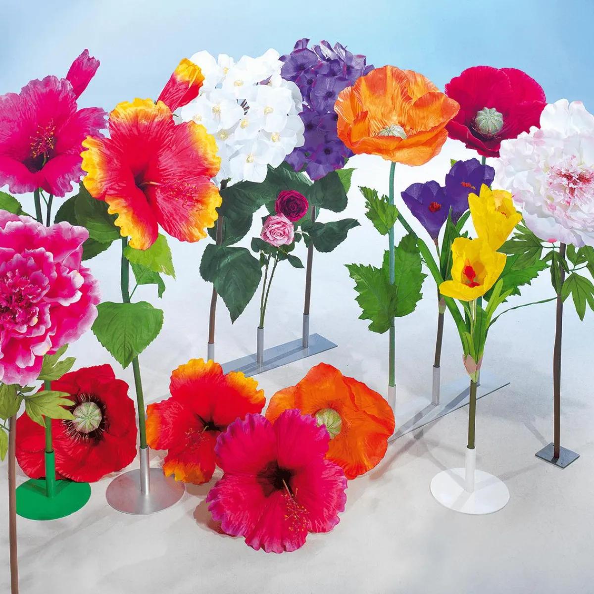 Decoración De Primavera|Flores Artificiales>DecoWoerner Peonía Gigante 128 Cm rosa