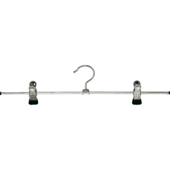 Perchas>DecoWoerner Percha Con Pinzas 40 Cm, 1 Caja De 100 Piezas plata