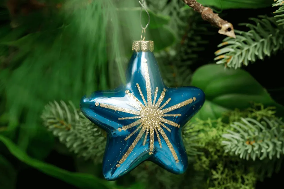 Estrella De Navidad|Bolas De Navidad>DecoWoerner Percha De Navidad "Estrella" 8 Cm, 12 Piezas multicolor