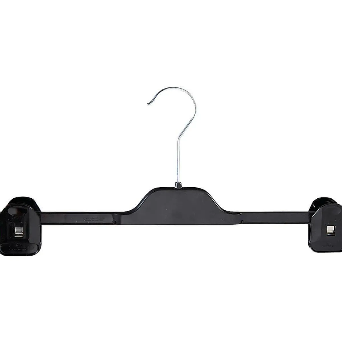Perchas>DecoWoerner Percha De Plástico Con Pinzas 40 Cm, 1 Paquete De 10 Piezas negro