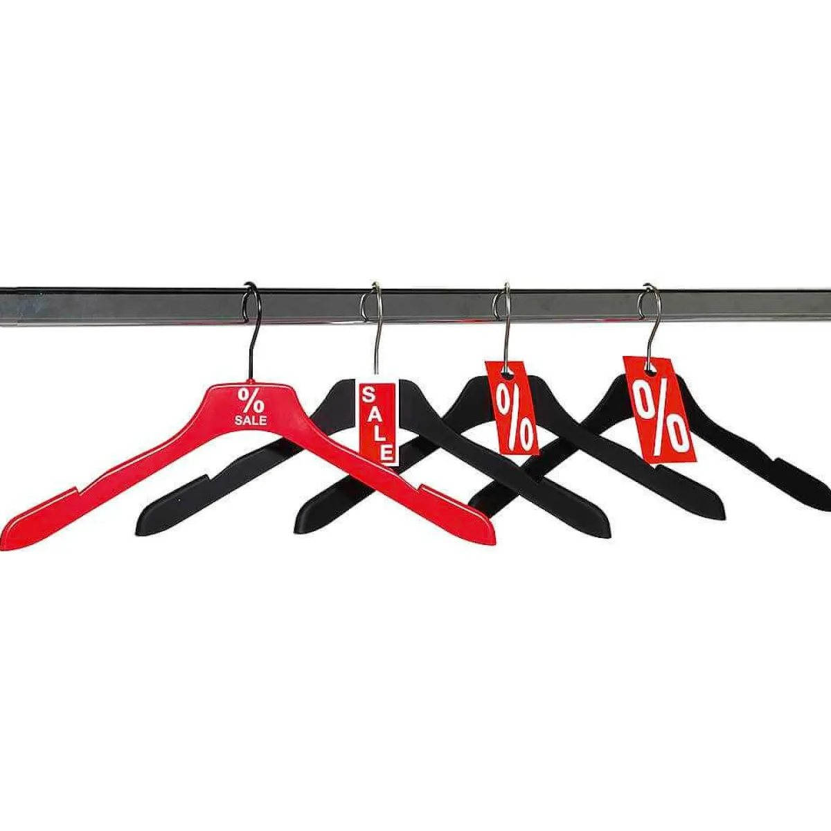 Material De Rebajas|Perchas>DecoWoerner Percha Soft Touch "SALE" 44 Cm rojo