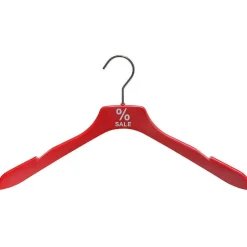 Material De Rebajas|Perchas>DecoWoerner Percha Soft Touch "SALE" 44 Cm, 50 Piezas rojo