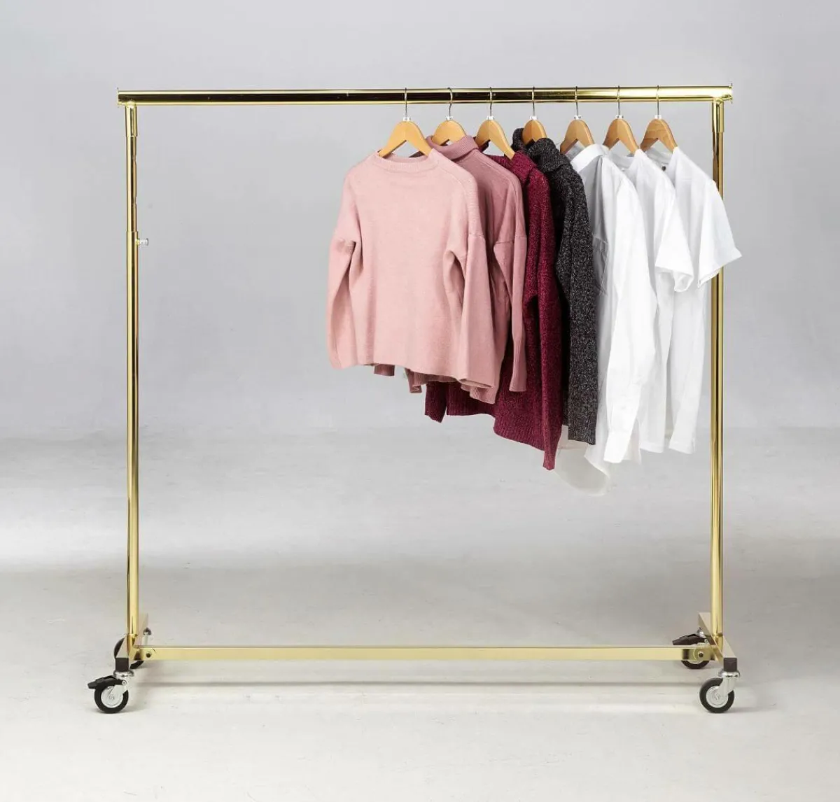 Percheros>DecoWoerner Perchero Plegable Latón 140 Cm oro